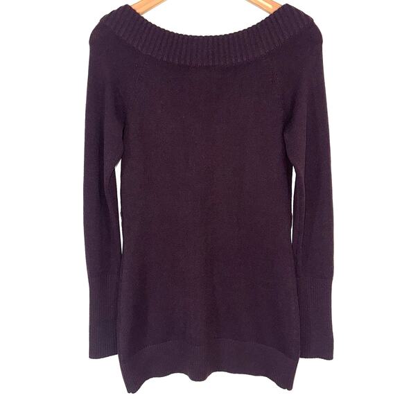 Robert Rodriguez 100% Cashmere Boat Neck Long Sleeve Purple Plum Sweater Size XS - Picture 7 of 13